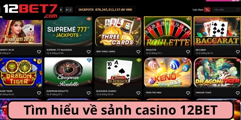 Tìm hiểu về sảnh casino