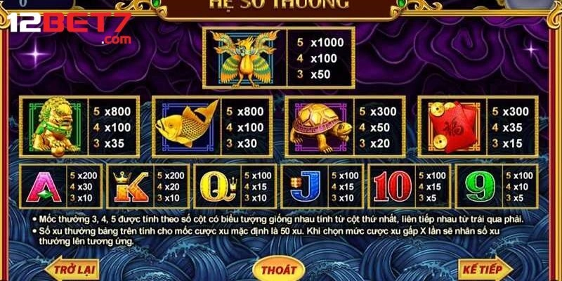 Kho Tàng Ngũ Long và cách chơi chuẩn tại 12bet